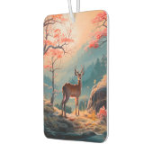 エンチャント秋の鹿の森シーンデザイン カーエアーフレッシュナー (左)