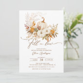 エンチャント秋インラブブライダルシャワー 招待状 (スタンド正面)