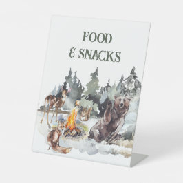 エンチャント素朴ドフォレストウッドランドボーイ1歳誕生日 台座サイン