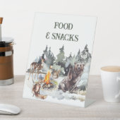 エンチャント素朴ドフォレストウッドランドボーイ1歳誕生日 台座サイン (インサイチュ)