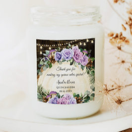 エンチャント素朴ドフォレストパープルフローラキンセアニラ スクエアシール