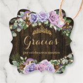 エンチャント素朴ドフォレストパープルフローラキンセアニラ フェイバータグ (裏面)