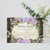 エンチャント素朴ドフォレストパープルフローラキンセアニラ 出欠カード (スタンド正面)