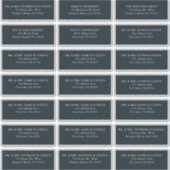 エンチャント結婚ドフォレストゲスト住所 シール (正面)