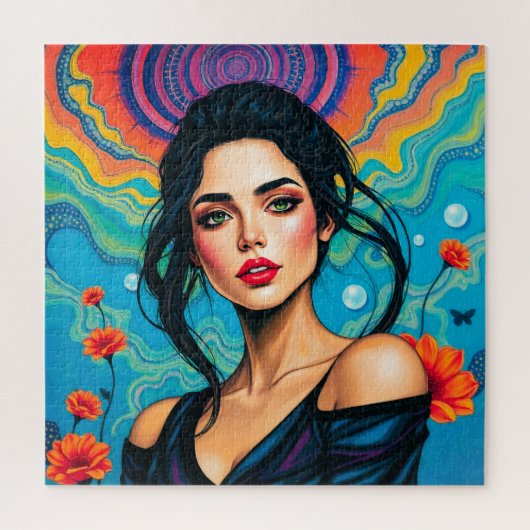 エンチャント美しいとフローラ・エネルギー ジグソーパズル (縦)