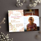 エンチャント誕生日プリンセスフォト招待状 招待状