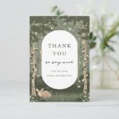 エンチャント赤ちゃんシャワーありがとうノートカード サンキューカード (スタンド正面)