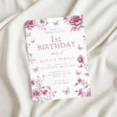 エンチャント赤面ダスティバラ1st誕生日パーティー 招待状