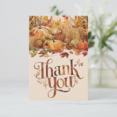 エンチャント魅力的秋秋 サンキューカード (スタンド正面)