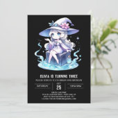 エンチャント魔法ウィザード誕生日 招待状 (スタンド正面)