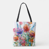 エンチャント鮮やかドガーデンウォーターカラートートバッグ トートバッグ (裏面)