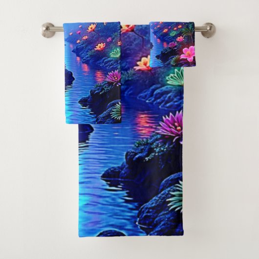 エンチャント鮮やかリバーフォレストドリーム バスタオルセット (インサイチュ)