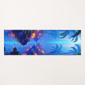 エンチャント鮮やかリバーフォレストドリーム ヨガマット (正面(横))