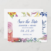 エンチャント・ガーデン日付を保存 案内ポストカード (正面/裏面)