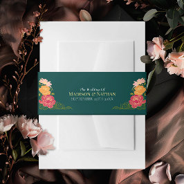 エンチャント・ガーデン結婚フローラ 招待状ベリーバンド