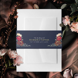 エンチャント・ガーデン結婚フローラ 招待状ベリーバンド