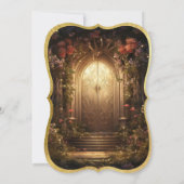 エンチャント・ガーデン結婚・ゲートのメニュー 招待状 (裏面)