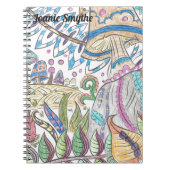 エンチャント・ガーデン(魔法キノコ) ノートブック (正面)