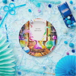 エンチャント・キッズケミストリー・サイエンティスト誕生日 ペーパープレート