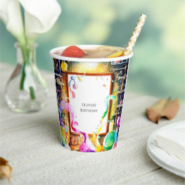 エンチャント・キッズケミストリー・サイエンティスト誕生日 紙コップ