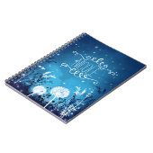 エンチャント・ナイト・スカイ・スターズ・アンド・フリージング・ブルー・ジャーナル ノートブック (左側)