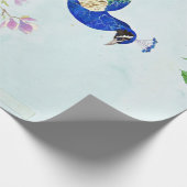 エンチャント・ピーコック |チビ（小さくかわいく書いた感じ）ピーコックギフト ラッピングペーパー (角)