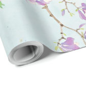 エンチャント・ピーコック |チビ（小さくかわいく書いた感じ）ピーコックギフト ラッピングペーパー (ロールコーナー)