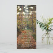 エンチャント・フォレストパス結婚のスリムなディナーメニュー メニュー (スタンド正面)