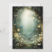 エンチャント・フォレスト・キッドの誕生日パーティー 招待状 (裏面)