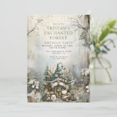 エンチャント・フォレスト・キッドの誕生日パーティー 招待状 (スタンド正面)