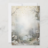 エンチャント・フォレスト・キッドの誕生日パーティー 招待状 (裏面)