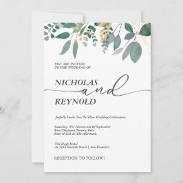 エンチャント・ロマンスユーカリ葉ス・ユ結婚ーカリ 招待状