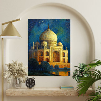 エンチャントTaj Mahal – 印象派AIアートポスト ポスター