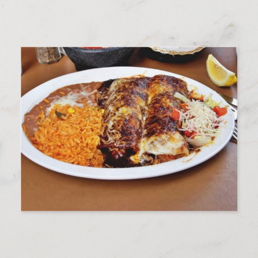 エンチラダス豆 ポストカード (正面)