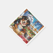 エンツレブチャーマウンテンホリデーベーキング:フェスティバル スタンダードカクテルナプキン (角)