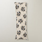 エンツレブチャーマウンテン絵画ドッグのオリジナルドッグアート ボディピロー (正面縦)