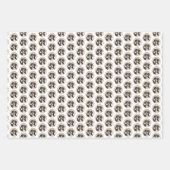 エンツレブチャーマウンテン絵画ドッグのオリジナルドッグアート ラッピングペーパーシート (正面2)