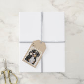 エンツレブチャーマウンテン絵画ドッグズ – オリジナルアート ギフトタグ (より糸付き)