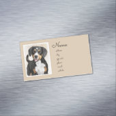 エンツレブチャーマウンテン絵画ドッグズ – オリジナルアート マグネット名刺 (インサイチュ)