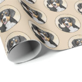 エンツレブチャーマウンテン絵画ドッグズ – オリジナルアート ラッピングペーパー (ロールコーナー)