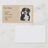 エンツレブチャーマウンテン絵画ドッグズ – オリジナルアート 名刺 (正面/裏面)