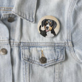 エンツレブチャーマウンテン絵画ドッグズ – オリジナルアート 缶バッジ (インサイチュ)