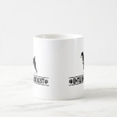 エンツレユーモアのあるブチャー コーヒーマグカップ (中央)