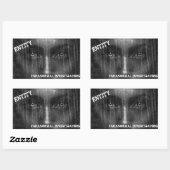 エンティティ超常現象ステッカー 長方形シール (シート)