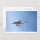 エンデバーの最後の飛行 ポストカード (正面/裏面)