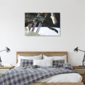 エンデバーの腕が宇宙状態国際的の中 キャンバスプリント (インサイチュ (寝室))