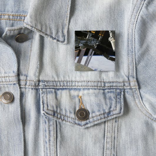 エンデバーの腕が宇宙状態国際的の中 缶バッジ (インサイチュ)