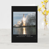 エンデバーの離昇STS-69 カード (黄色い花)