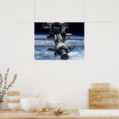 エンデバー国際的トからの宇宙駅の見解 ポスター (キッチン)