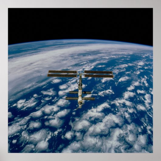 エンデバー国際的トからの宇宙駅の見解 ポスター (正面)